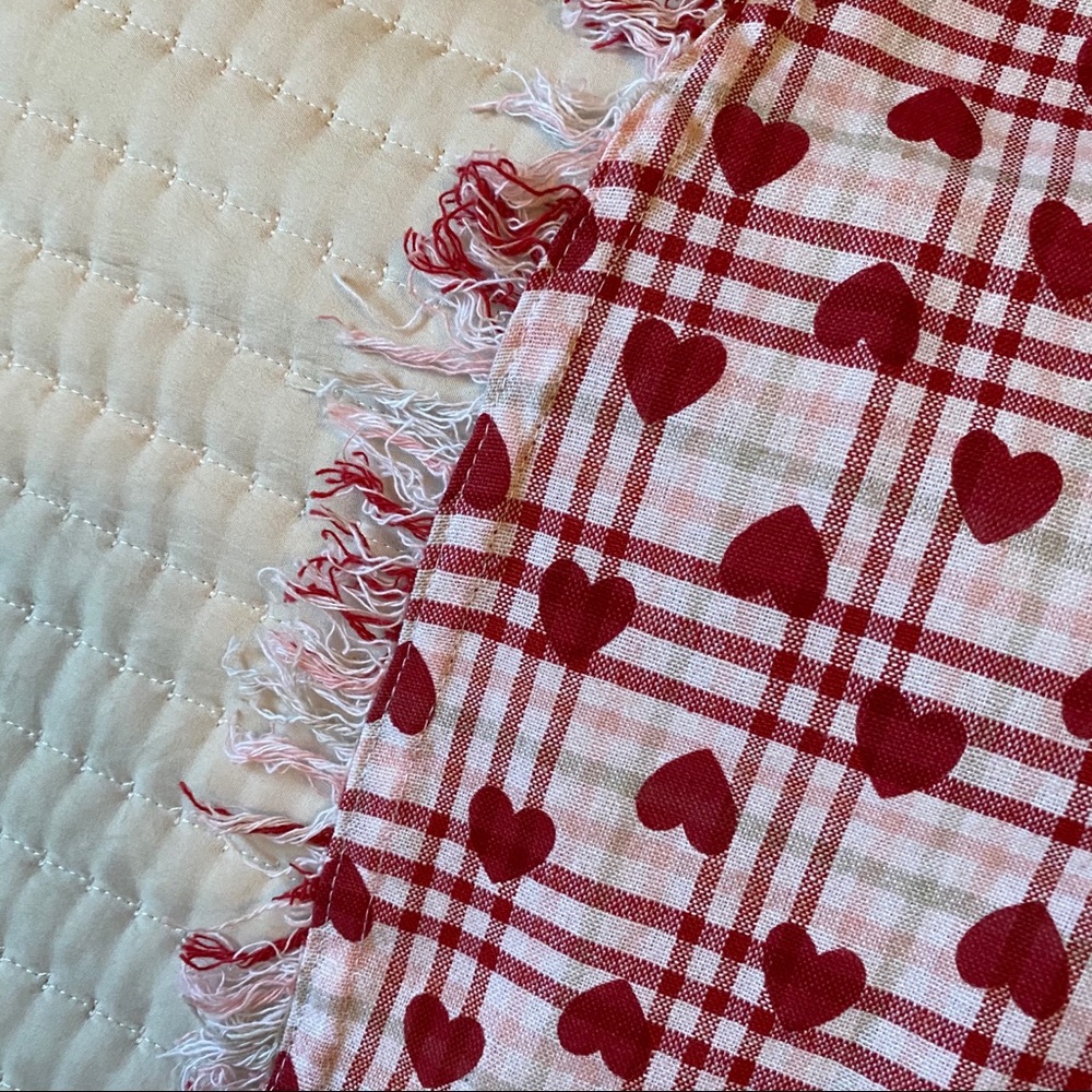 Heart Round Tablecloth Valentine’s Day Home